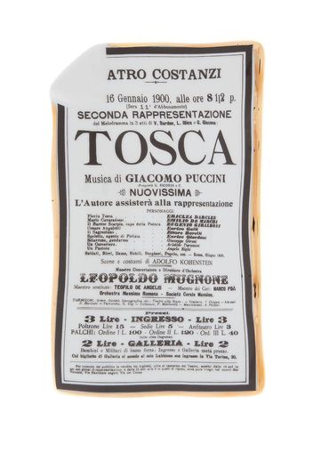 Fornasetti Tosca dish - Grey