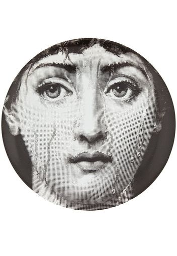 Fornasetti Plate - Black