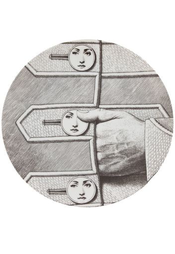 Fornasetti Plate - Metallic