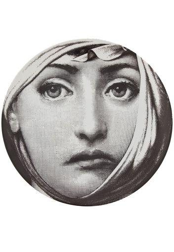 Fornasetti Printed plate - Black