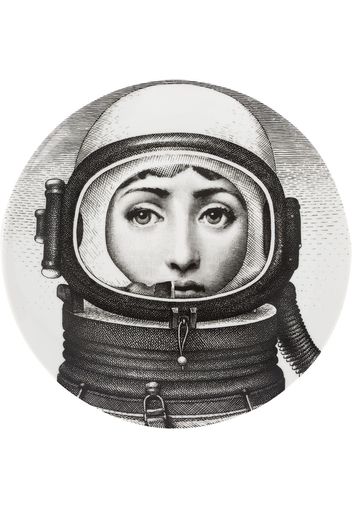 Fornasetti printed plate - White