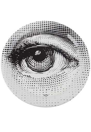 Fornasetti Occhio tray - White