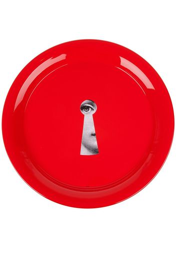 Fornasetti Keyhole tray - Red