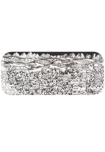 Fornasetti Gerusalem tray - White