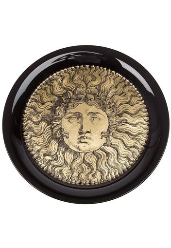 Fornasetti 'Sole Ricciuto' tray - Black