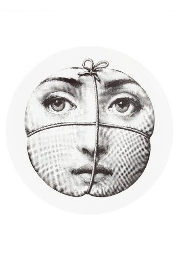 Fornasetti face print plate - White