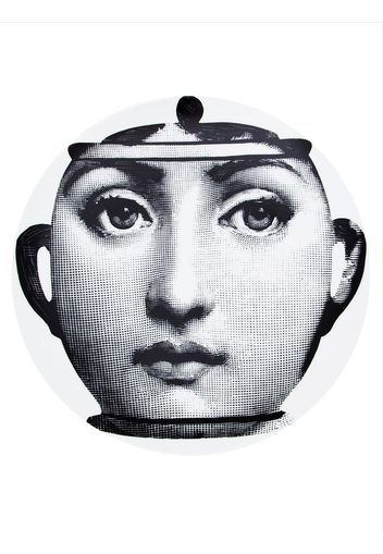 Fornasetti face print plate - White