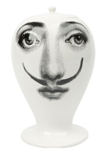 Fornasetti 'Femme aux Moustache' vase - Black