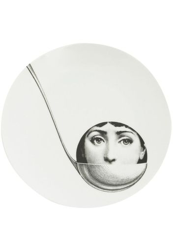 face in ladle printed plate