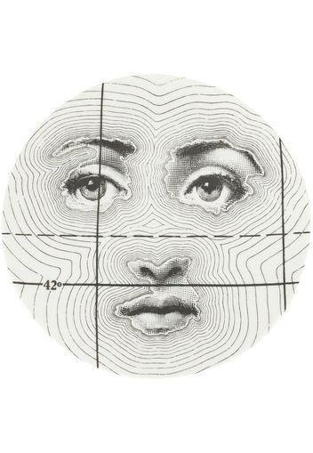 Fornasetti face plate - Black