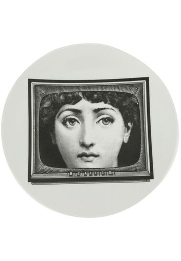 Fornasetti face plate - Black