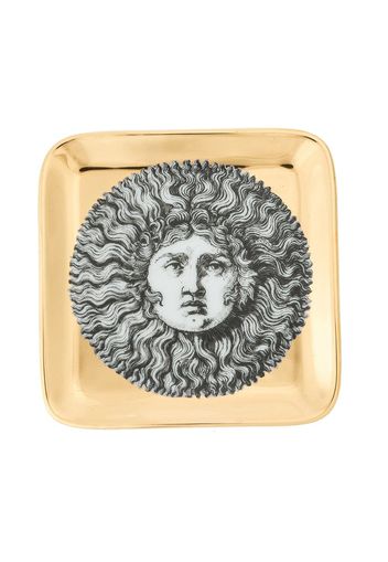 Fornasetti square ashtray - Black