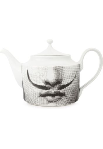 face print tea pot