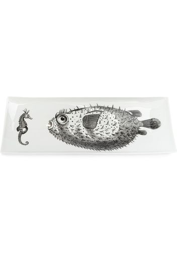 Pufferfish & Seahorse plate