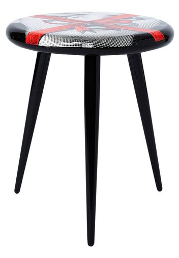 Fornasetti wrap print bench - Black