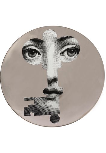 Fornasetti key face wall plate - Grey