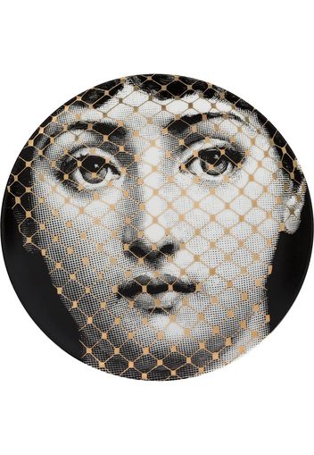 Fornasetti face T&V wall plate - Grey