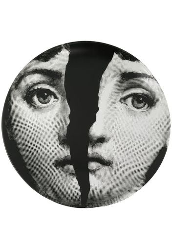 Fornasetti spliced face plate - Black