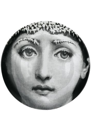 Fornasetti decorative wall plate - Black