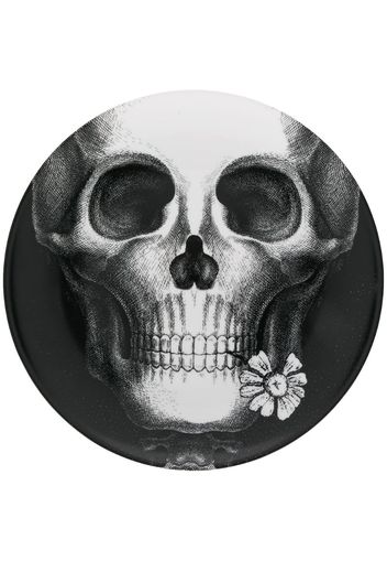 skull portrait plate