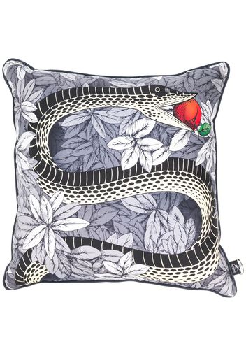 serpent print cushion