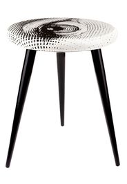 Fornasetti 'Occhio' stool - White