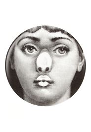 Fornasetti printed plate - Black