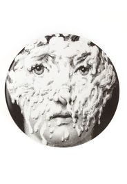 Fornasetti printed plate - Black