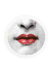 Fornasetti Bocca tray - White