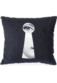 Fornasetti key pillow - White