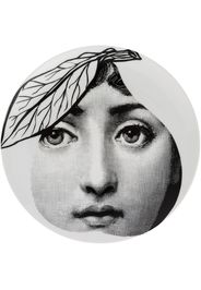 Fornasetti pear cameo plate - White