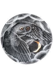 Owl print round ashtray