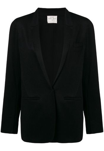 deep V-neck blazer jacket