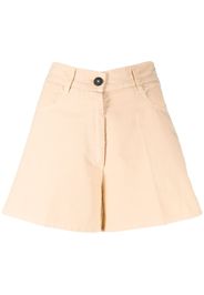 Forte Forte cotton canvas short shorts - Orange