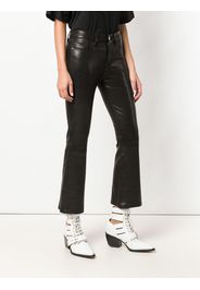 FRAME kick flare trousers - Black