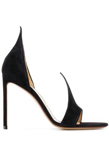 Francesco Russo open toe sandals - Black