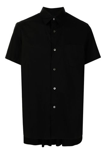 Fumito Ganryu chest-pocket shirt - Black