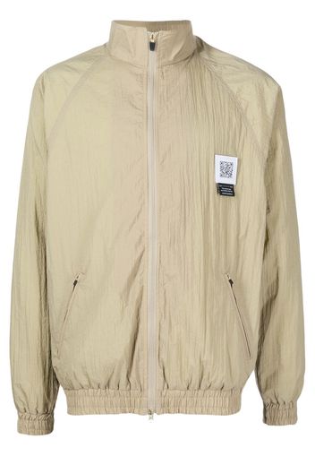 Fumito Ganryu logo patch windbreaker jacket - Brown