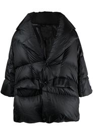 Fumito Ganryu oversized quilted jacket - Black