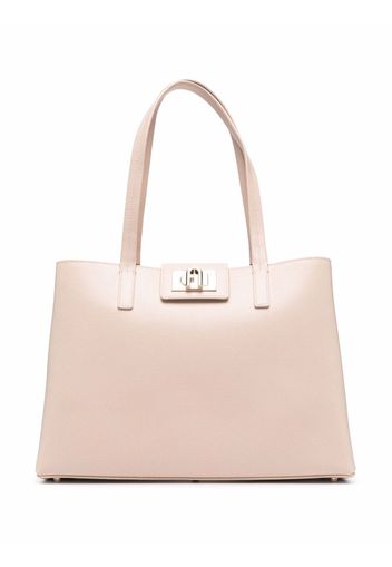 Furla 1927 leather tote bag - Pink