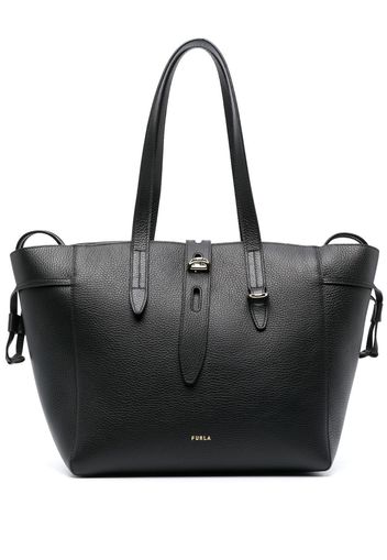 Furla medium Net leather tote bag - Black