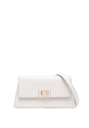 Furla logo twist-lock shoulder bag - White