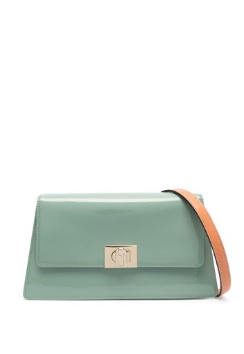 Furla small Zoe leather shoulder bag - Green