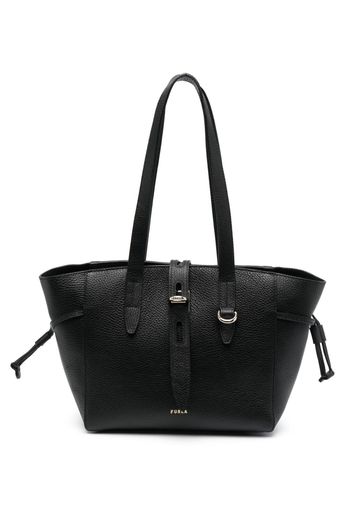 Furla medium Net leather bag - Black