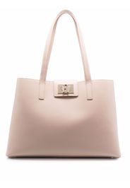 Furla 1927 leather tote bag - Neutrals