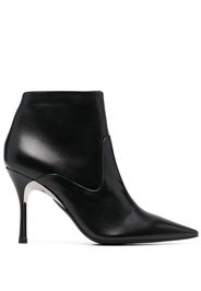 Furla 100mm leather ankle boots - Black