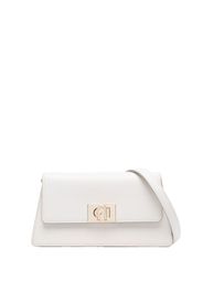 Furla logo twist-lock shoulder bag - White