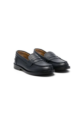 Gallucci Kids slip-on penny loafers - Blue