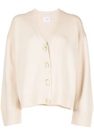 Galvan V-neck pearl-buttons cardigan - Neutrals