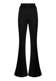 Galvan London high-waisted flared trousers - Black